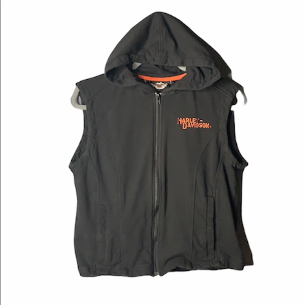 Harley Davidson‎ cotton black vest size L